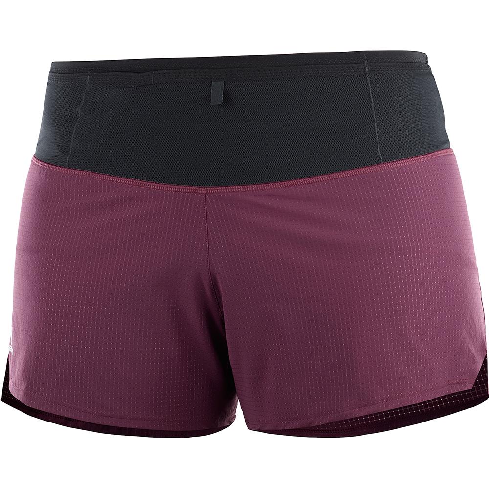 SALOMON SENSE W Philippines - Women's Shorts - Purple | 194073-JKW